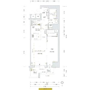 プレサンスNEO心斎橋の間取り図