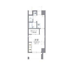レオパレス三井田の間取り図