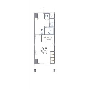 レオパレス三井田の間取り図