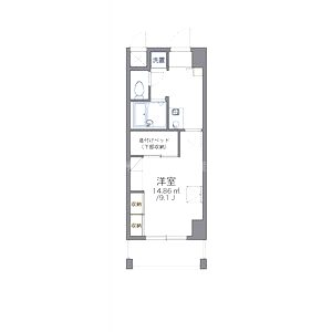 レオパレス三井田の間取り図