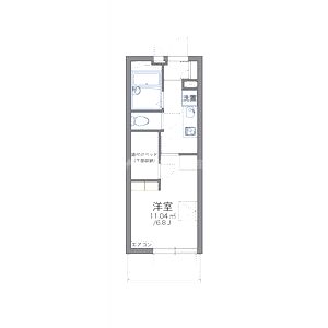 レオパレスTN弐番館の間取り図