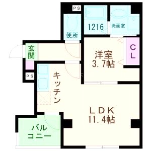 マイファーレ神戸の間取り図