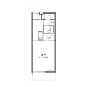 レオネクストCarpeDiemの間取り図