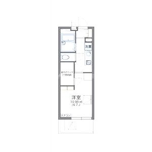 レオパレスSUSANOの間取り図