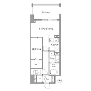 LaSante梅田北の間取り図