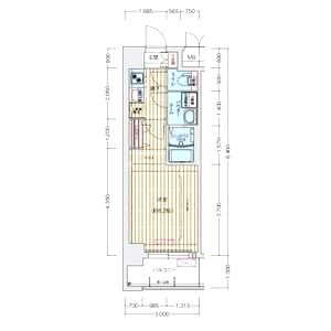ララプレイス 大阪 ウエストゲートの間取り図