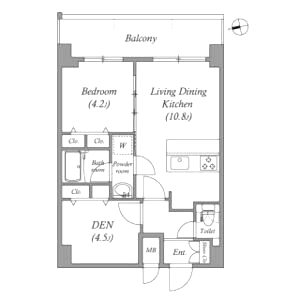 スプランディッドVIIの間取り図