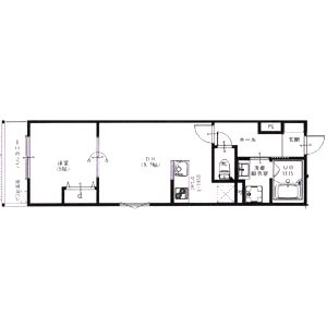 アート茨木IIの間取り図