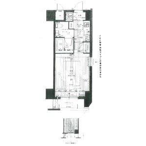 クリスタルグランツ京都高辻の間取り図