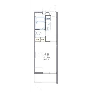レオパレスカサグランデの間取り図