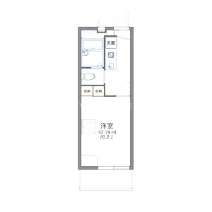 レオパレスカサグランデの間取り図