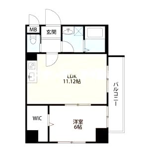 パーフェクトライフ真法院の間取り図
