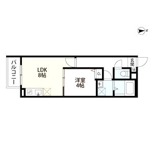 パークハウス桂川(パークハウスカツラガワ)の間取り図