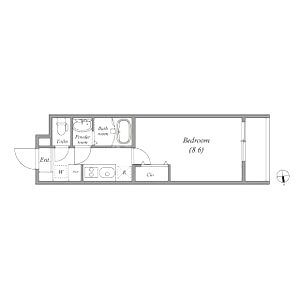 STANDZ金閣寺前の間取り図