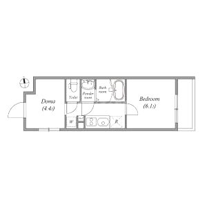 STANDZ金閣寺前の間取り図