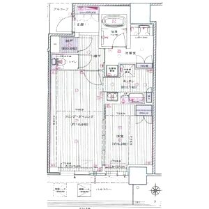 シエリアタワー千里中央の間取り図