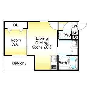 ジーメゾン伏見エルデの間取り図