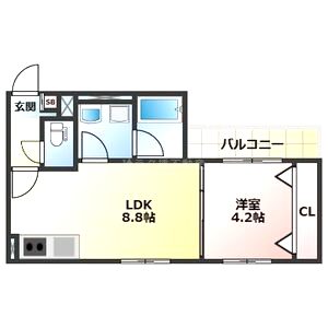 ALEGRIA枚方Northの間取り図