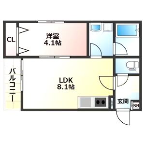 ALEGRIA枚方Northの間取り図