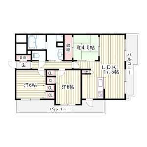 ドルチェグラン姫路駅前の間取り図