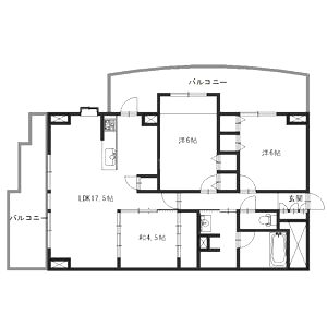 ドルチェグラン姫路駅前の間取り図