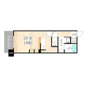 CITY SPIRE難波WESTの間取り図