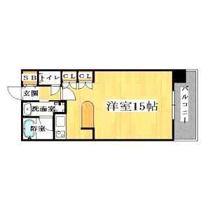 CITY SPIRE難波WESTの間取り図