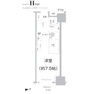 エスリード大手前の間取り図