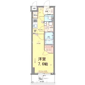エスリード大手前の間取り図