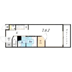 エスリード大手前の間取り図