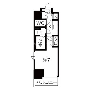 エスリード大手前の間取り図