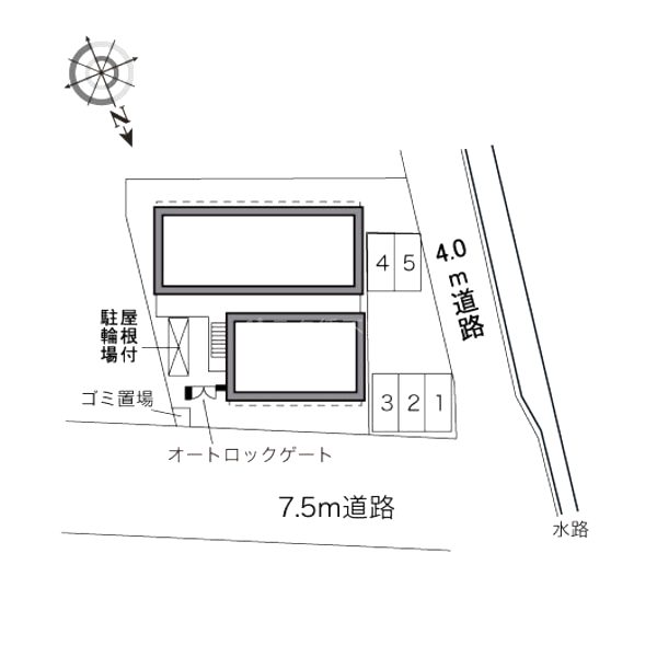 レオパレスハピネスNAWATEの室内写真1枚目