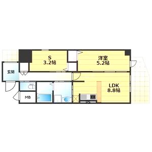 TROMMEL HEIM NAMBAの間取り図