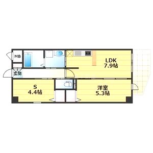 TROMMEL HEIM NAMBAの間取り図