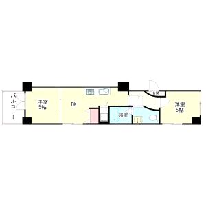 アリス・マナーガーデン四天王寺の間取り図