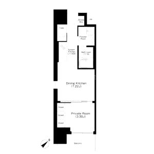 守口プライマリーワンの間取り図