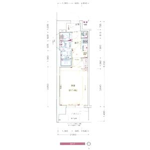 プレサンスTHE KYOTO 流雅の間取り図
