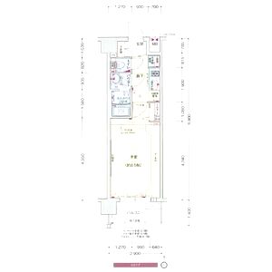 プレサンスTHE KYOTO 流雅の間取り図