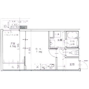 エテルナコート総持寺の間取り図
