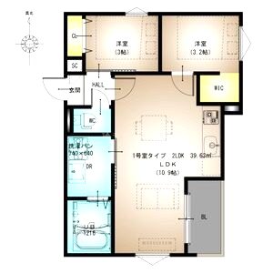 REGALEST 川西IIIの間取り図