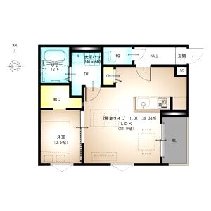REGALEST 川西IIIの間取り図