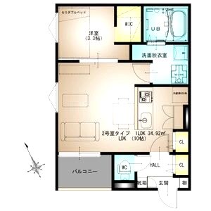 REGALEST ASUKAの間取り図