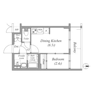 アドバンス京都レイズの間取り図