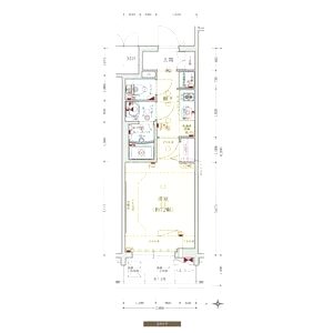 プレサンス北浜レガーロの間取り図