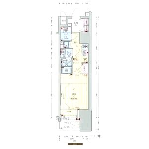 プレサンス北浜レガーロの間取り図