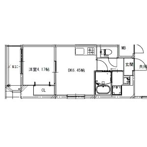 アートレジデンス上町の間取り図