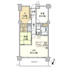 パデシオン小倉駅南の間取り図