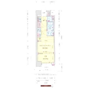 プレサンス THE KYOTO 吉祥院の間取り図