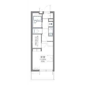 レオパレス深草の間取り図