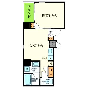 MT玉造の間取り図
